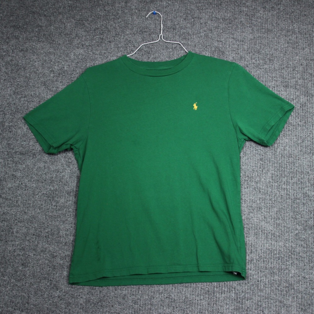 Polo Ralph Lauren Green‎ T-Shirt Mens XL Extra Large Pony Logo Casual